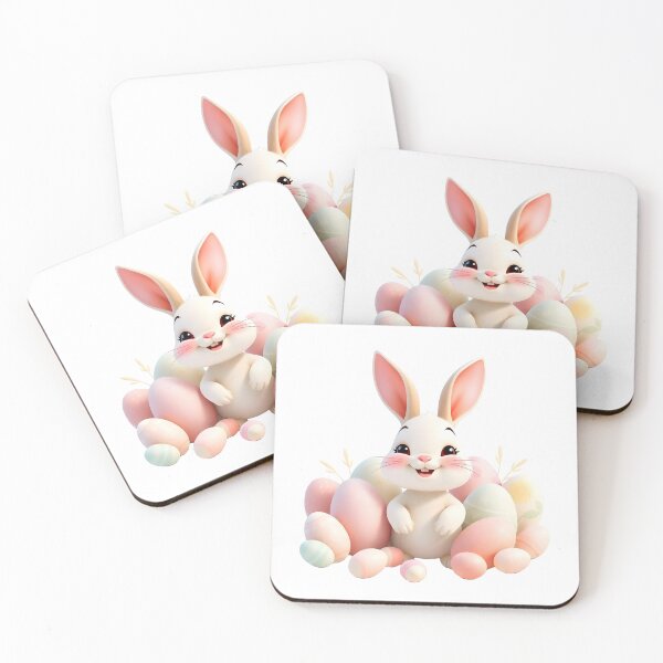 Item preview, 3D bunny eggs designed and sold by Enspiretiveart.