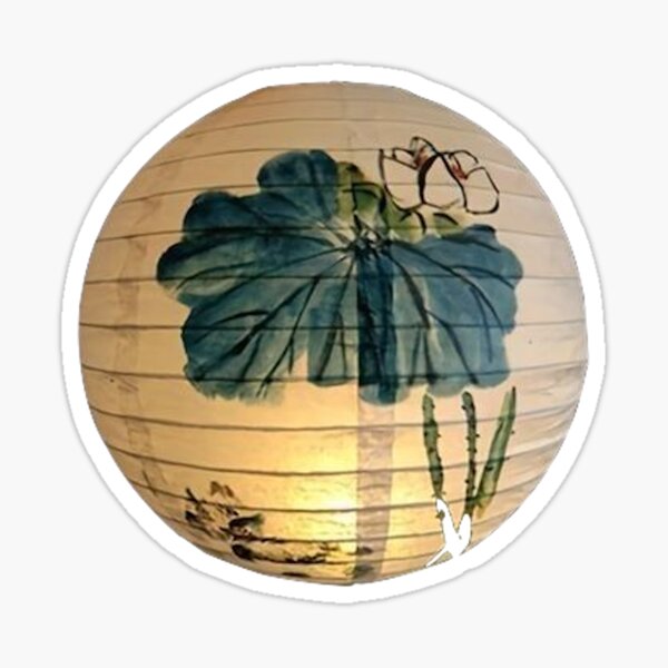Artikel-Vorschau von Blumenpapierlaterne, designt und verkauft von sofisstickerbox.