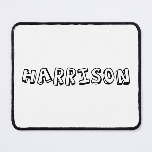 Item preview, typography "Harrison" english name tag sticker designed and sold by tonylau81.