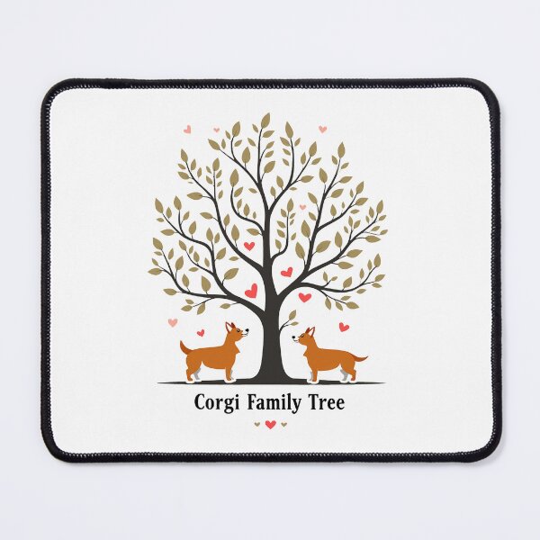 Item preview, Corgi Family Tree – Generational Love & Playful Canine Heritage designed and sold by zoughlal.