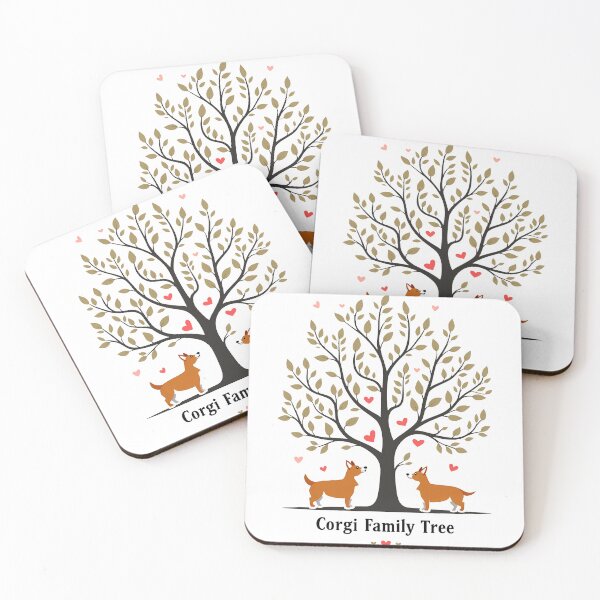 Item preview, Corgi Family Tree – Generational Love & Playful Canine Heritage designed and sold by zoughlal.