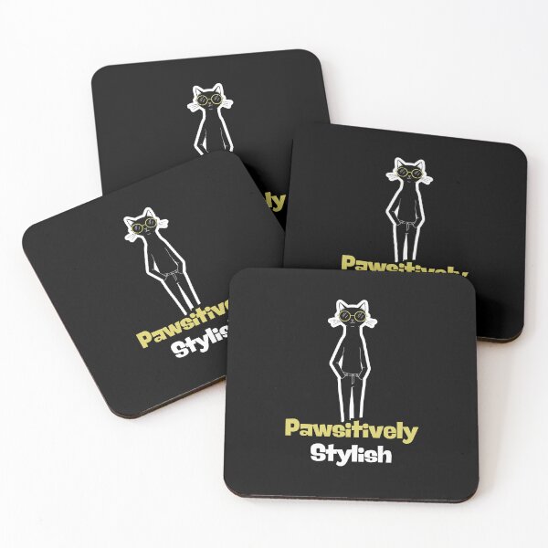 Item preview, Pawsitively Stylish Black Cat – Chic & Sassy designed and sold by Meow Cat.