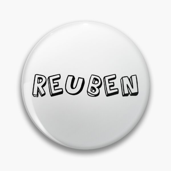 Item preview, typography "Reuben" english name tag sticker  designed and sold by tonylau81.