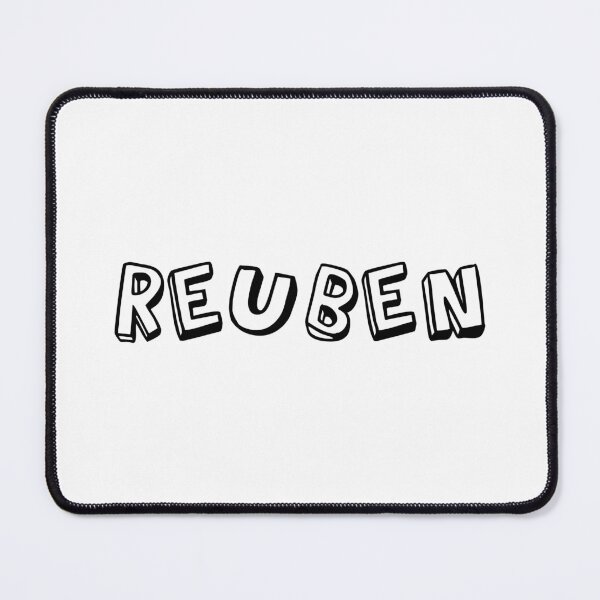 Item preview, typography "Reuben" english name tag sticker designed and sold by tonylau81.