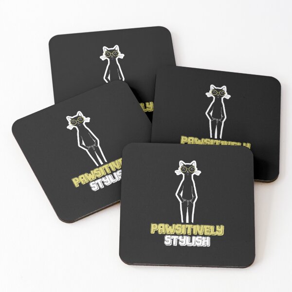 Item preview, Black Cat – Pawsitively Stylish and Fabulous designed and sold by Meow Cat.