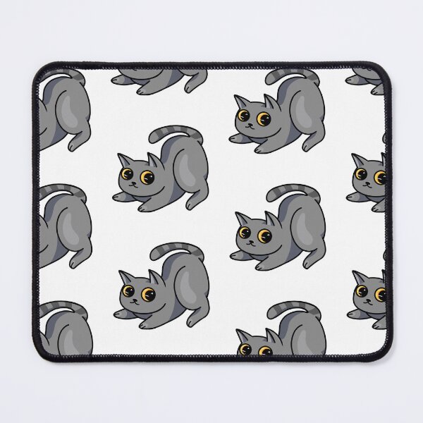 Item preview, Grey Cat Stretch designed and sold by PortPortmanArt.