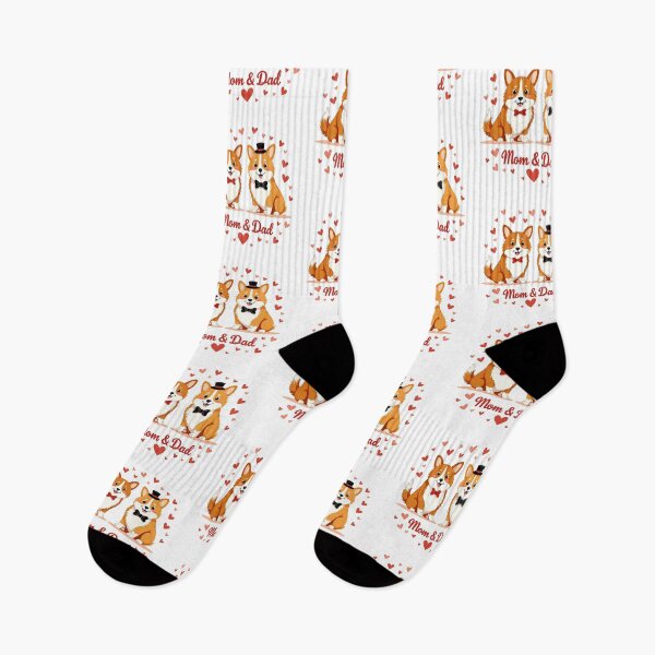 Item preview, Corgi Mom & Dad – Familial Unity & Heartfelt Pride designed and sold by zoughlal.