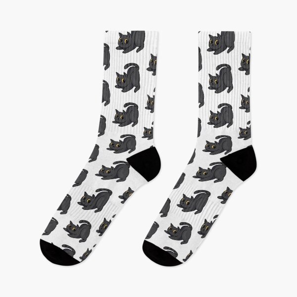 Item preview, Black Cat Stretch designed and sold by PortPortmanArt.