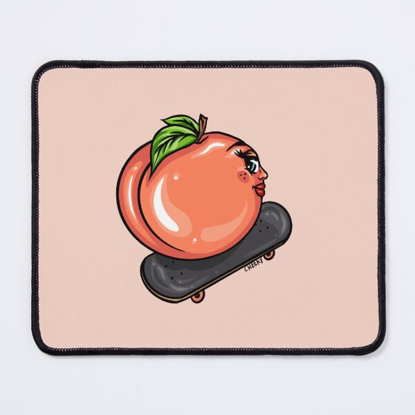 Item preview, Peach Skater Booty designed and sold by CheekyArtStudio.