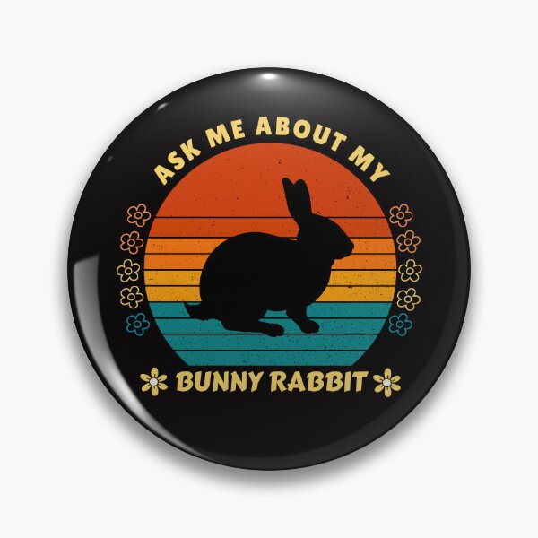 Item preview, Ask Me About My Bunny Rabbit, Cute Bunny in a Sunset designed and sold by JRice66.
