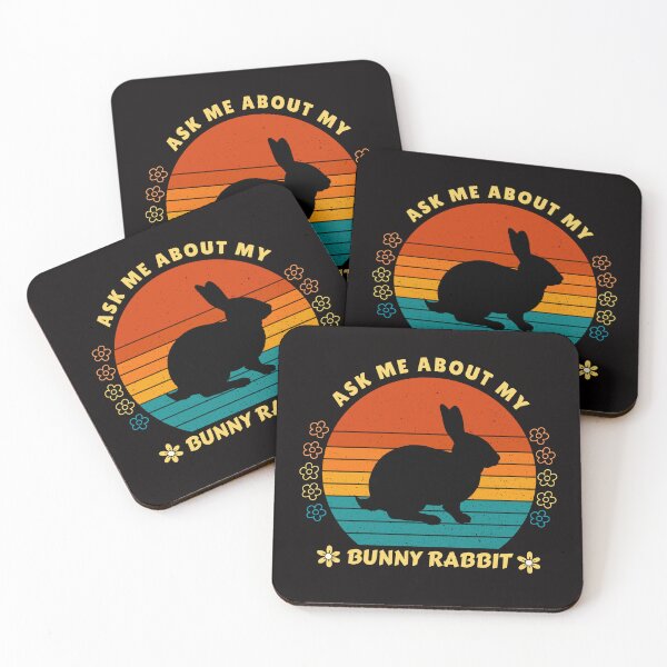 Item preview, Ask Me About My Bunny Rabbit, Cute Bunny in a Sunset designed and sold by JRice66.