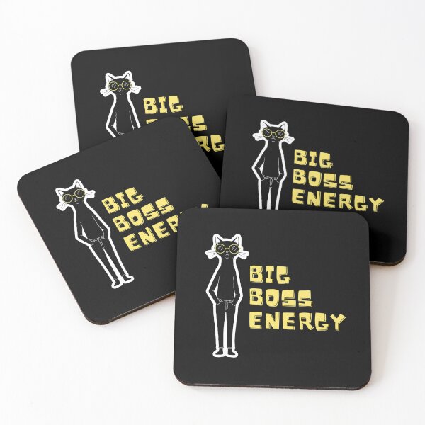 Item preview, Big Boss Energy – Black Cat in Charge designed and sold by Meow Cat.