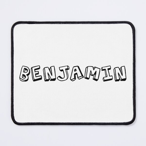 Item preview, typography "Benjamin" english name tag sticker designed and sold by tonylau81.