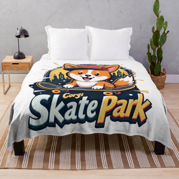 Item preview, Corgi Skate Park – Youthful Rebellion & Energetic Play designed and sold by zoughlal.