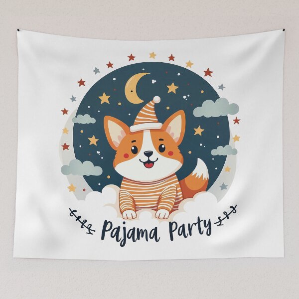 Item preview, Corgi Pajama Party – Bedtime Fun & Cozy Family Moments designed and sold by zoughlal.