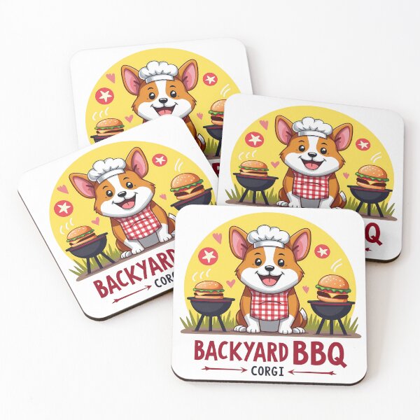 Item preview, Corgi Backyard BBQ – Family Outdoor Fun & Delicious Celebration designed and sold by zoughlal.