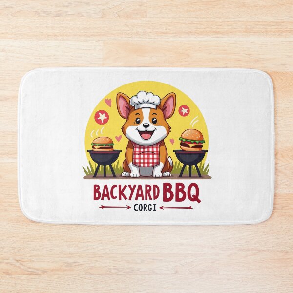 Item preview, Corgi Backyard BBQ – Family Outdoor Fun & Delicious Celebration designed and sold by zoughlal.