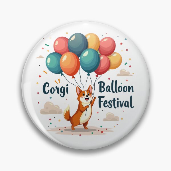 Artikelvorschau, Corgi Balloon Festival – Festliche Freude und familienfreundlicher Spaß entworfen und verkauft von zoughlal.