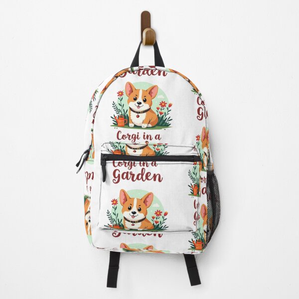 Item preview, Corgi in a Garden – Natural Beauty & Family Outdoor Delight designed and sold by zoughlal.