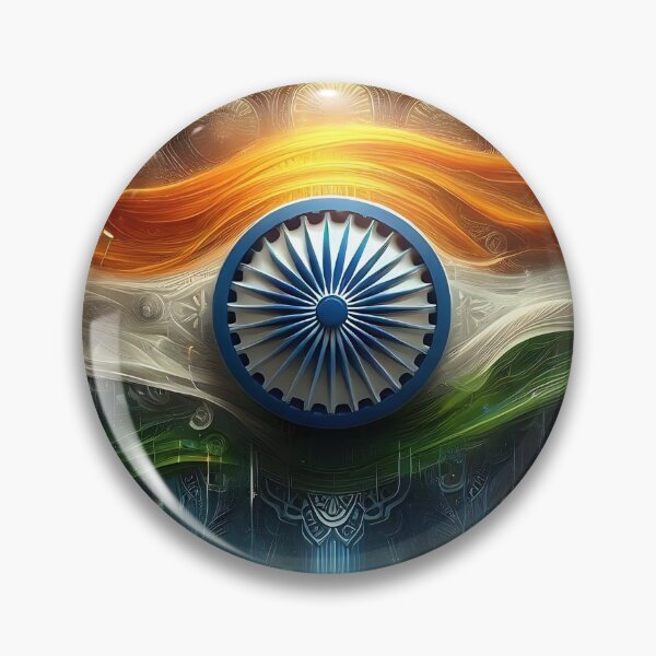 Item preview, Indian Flag  designed and sold by Intriguing Designs.