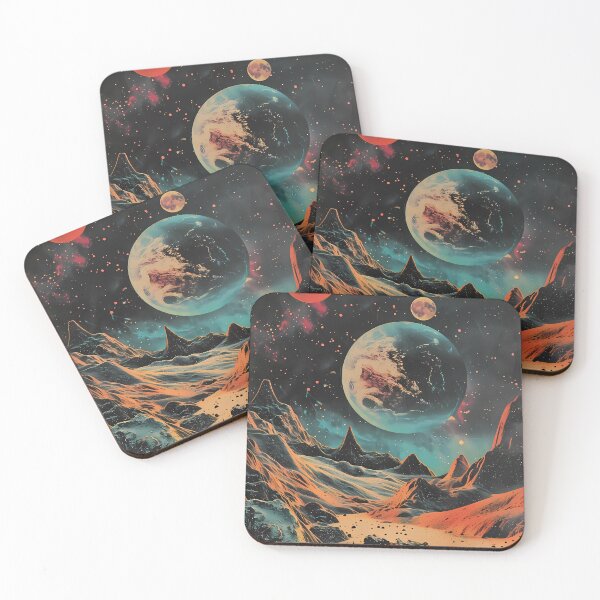 Item preview, Retro Planet-Scape designed and sold by GalacticLabs.