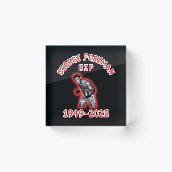 Item preview, George Foreman RIP designed and sold by WoodburyLake.