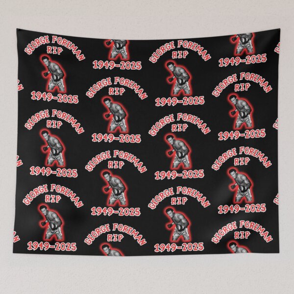 Item preview, George Foreman RIP designed and sold by WoodburyLake.