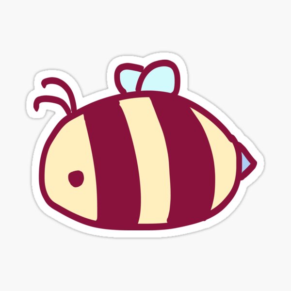 Item preview, Cute Simple Bee (Singular) designed and sold by Whimsy by Fifi.