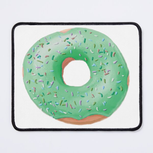 Item preview, Green Sprinkle Donut designed and sold by SharnDesignsArt.