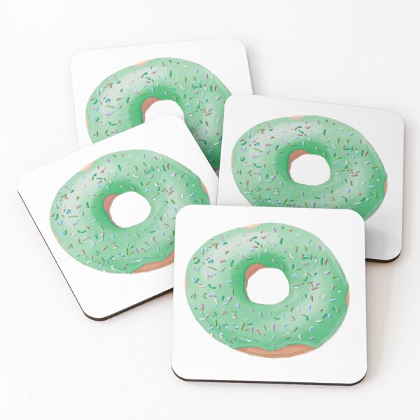 Item preview, Green Sprinkle Donut designed and sold by SharnDesignsArt.