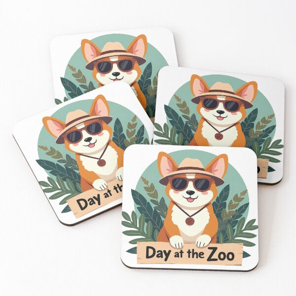 Artikelvorschau, Corgi-Tag im Zoo – Abenteuerlicher Familienausflug & spielerisches Entdecken entworfen und verkauft von zoughlal.