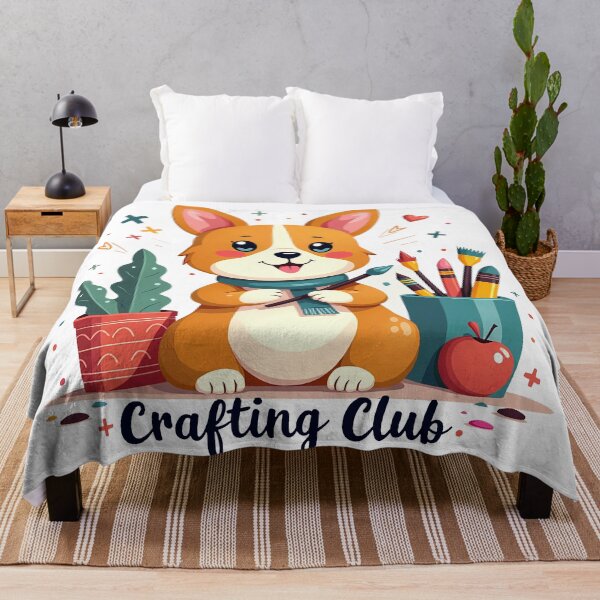 Item preview, Corgi Crafting Club – Imaginative Creativity & Family Art Fun designed and sold by zoughlal.