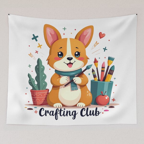 Item preview, Corgi Crafting Club – Imaginative Creativity & Family Art Fun designed and sold by zoughlal.