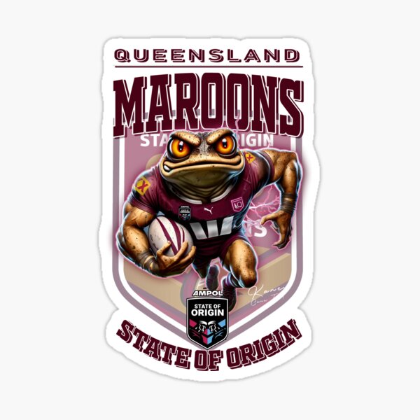 Item preview, Queensland Maroons State of Origin Cane Toad designed and sold by AJ DA CREATOR.