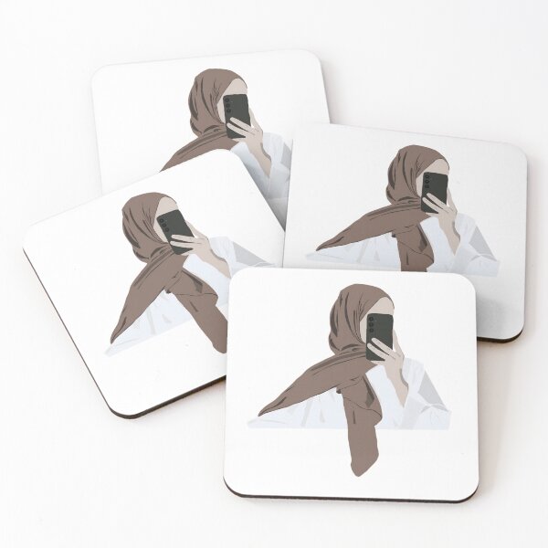 Item preview, Aesthetic Simple Muslimah art designed and sold by Baqiah153.