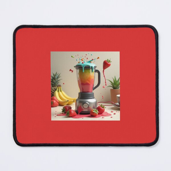 Item preview, Rainbow Smoothie Volcano – Whimsical Blender Disaster designed and sold by Srahul.