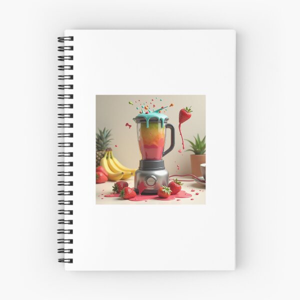 Item preview, Rainbow Smoothie Volcano – Whimsical Blender Disaster designed and sold by Srahul.