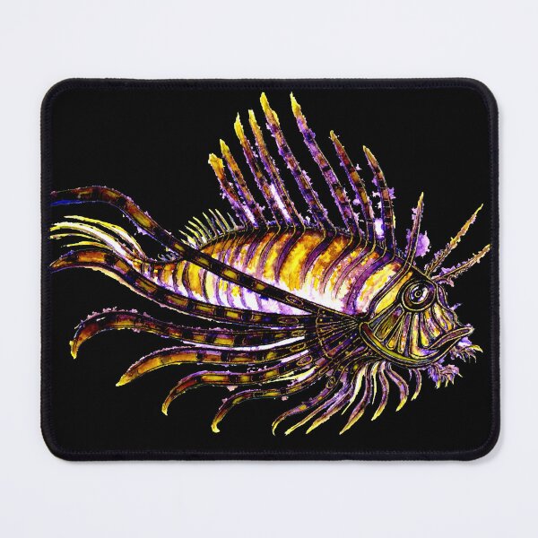 Item preview, Lionfish on Black designed and sold by Linda Callaghan.