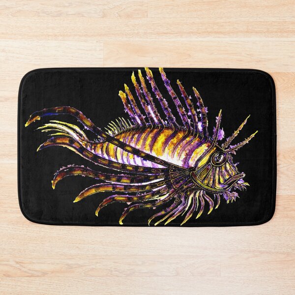 Item preview, Lionfish on Black designed and sold by Linda Callaghan.