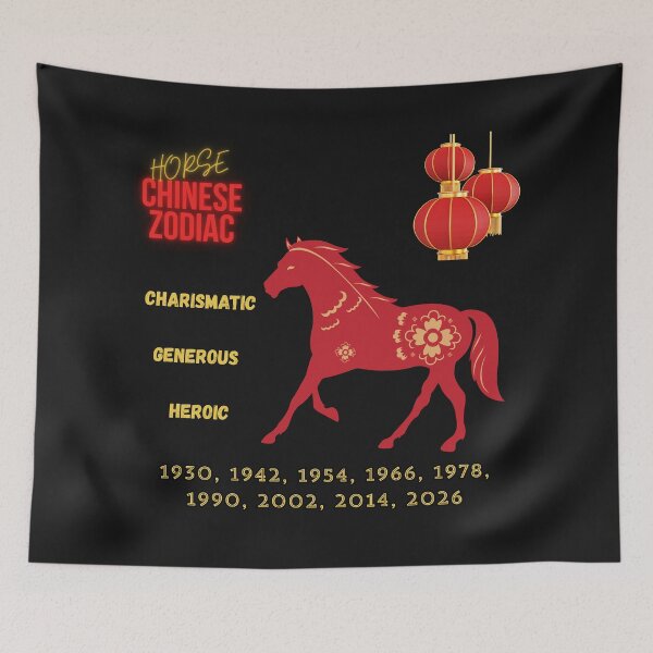 Item preview, HORSE CHINESE ZODIAC designed and sold by FAMILY DYNASTY.