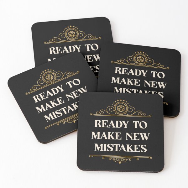 Item preview, Ready to Make Mistakes Critical Fail designed and sold by pixeptional.