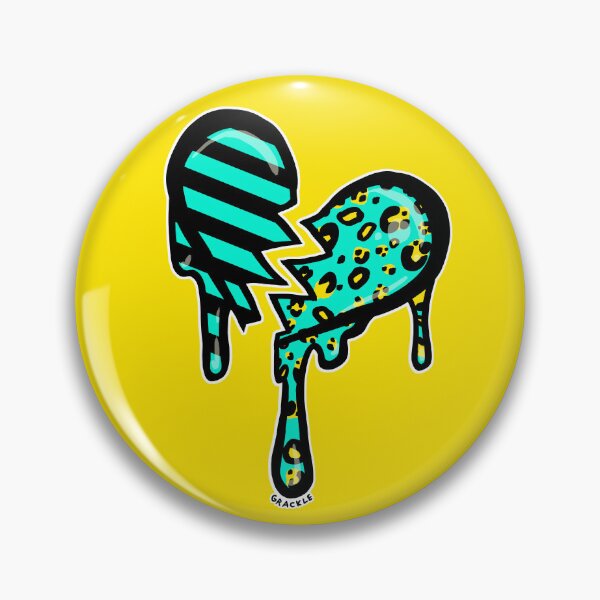 Item preview, Stripes And Leopard Print (Teal and Yellow Version) designed and sold by JanGrackle.