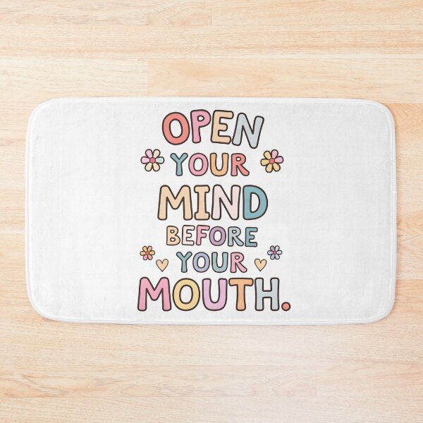 Item preview,  Open your mind before your mouth. designed and sold by nimmitrends.