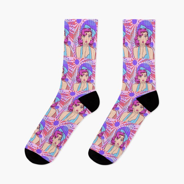 Item preview, Retro Woman, Pop Art, Bow, Beautiful, Vintage Style  designed and sold by AASparksDesigns.