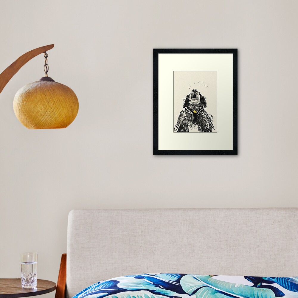 Item preview, Framed Art Print designed and sold by victoriadaeldr.