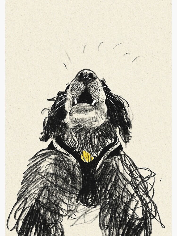 Thumbnail 3 of 3, Poster, Woof woof designed and sold by victoriadaeldr.
