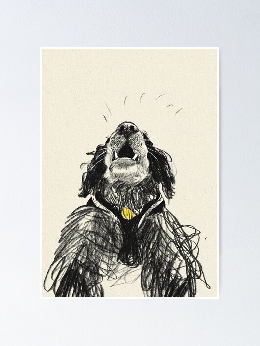 Thumbnail 1 of 3, Poster, Woof woof designed and sold by victoriadaeldr.