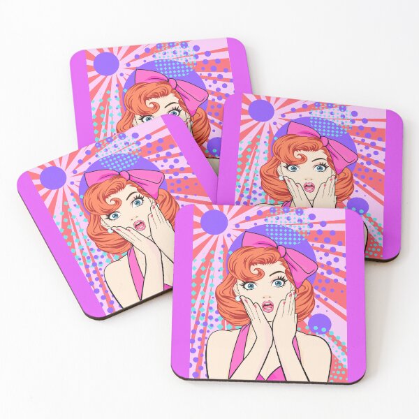 Item preview, Retro Woman, Pop Art, Surprised, Beautiful, Vintage Style  designed and sold by AASparksDesigns.