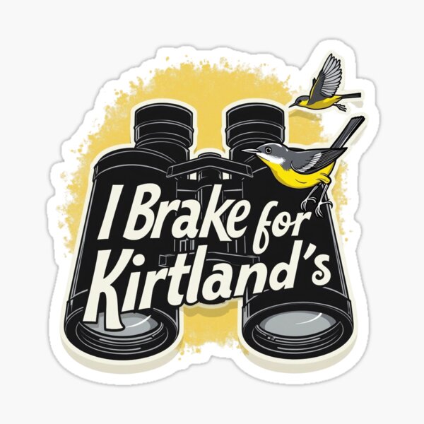 Item preview, Kirtland’s Warbler T-Shirt - I Brake for Kirtland’s Bird Lover Gift designed and sold by VividByAmani.