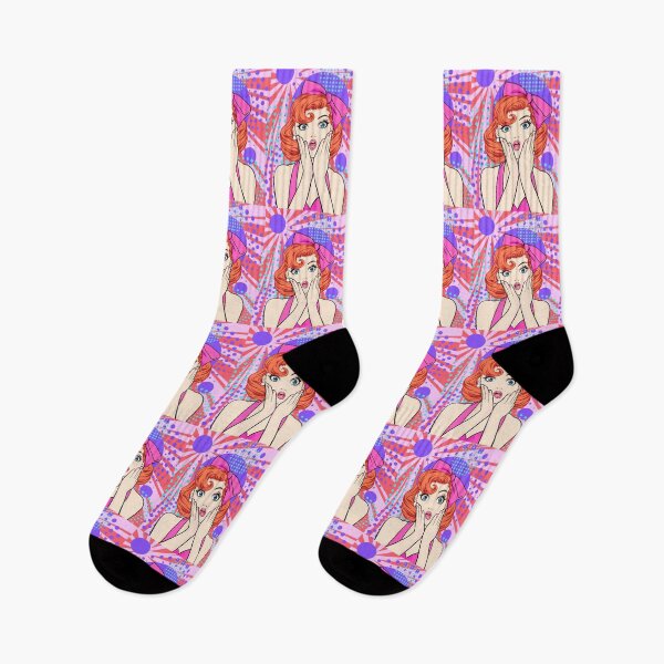 Item preview, Retro Woman, Pop Art, Surprised, Beautiful, Vintage Style  designed and sold by AASparksDesigns.